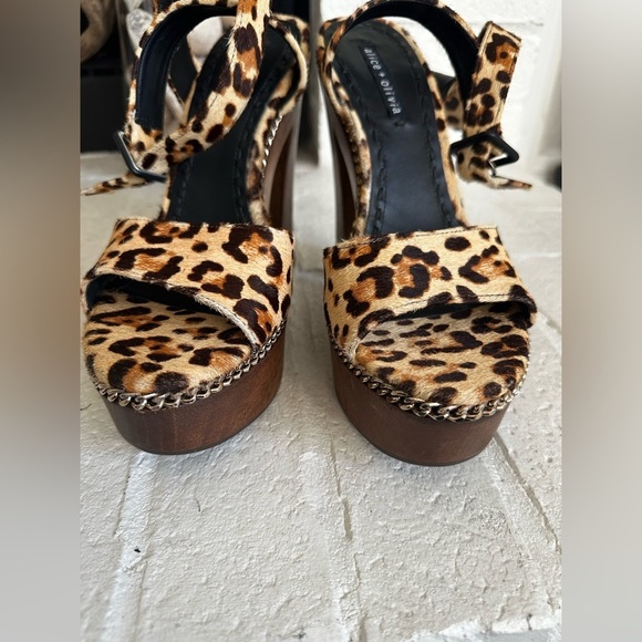 Alice + Olivia Faira Leopard Block Heels. Size 9 Retail- $650 - Picture 5 of 14